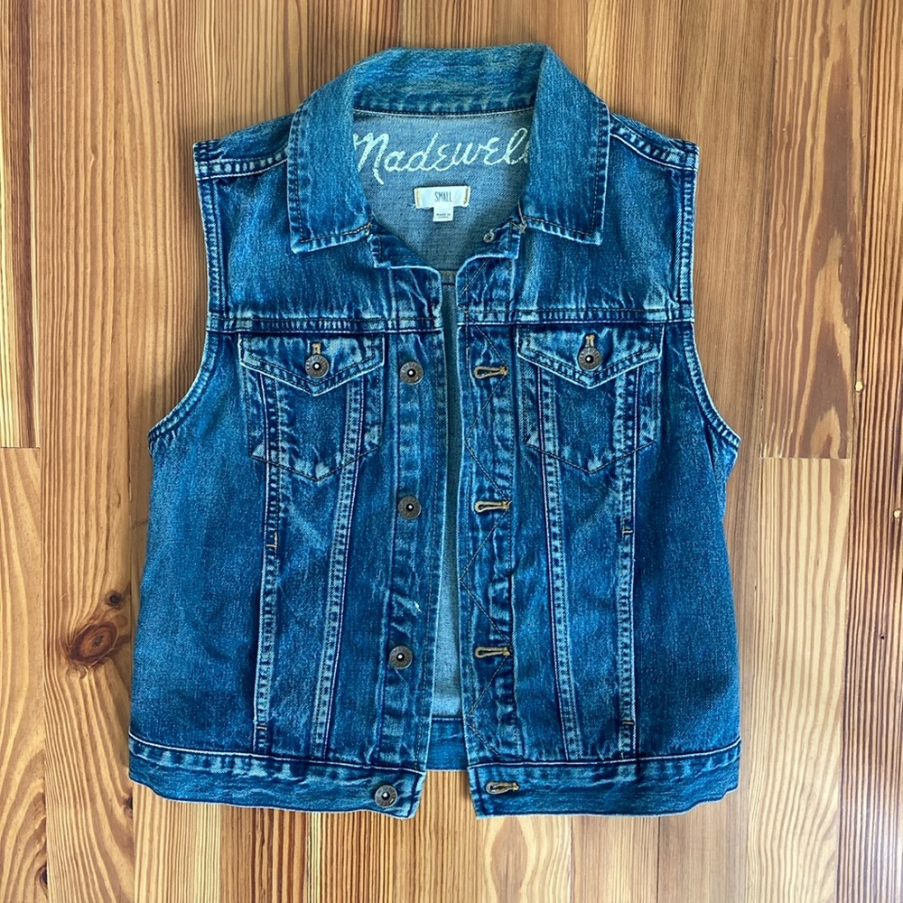 Madewell denim vest